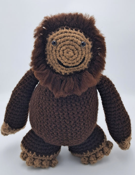 Large Crochet Bigfoot